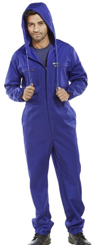 Beeswift Super Click Hooded Boilersuit BSW04150 Buy online at Office 5Star or contact us Tel 01594 810081 for assistance