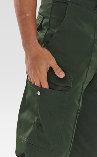 Beeswift Super Click Drivers Trousers Bottle Green 38 Beeswift