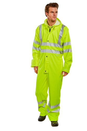 Bseen Pu Coverall Saturn Yellow