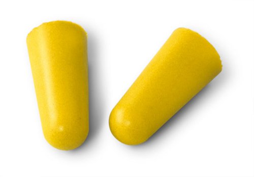 BRG32211 PU Foam Disposable Earplugs Yellow (Pack of 200) QED301
