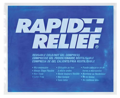 Rapid Aid Reusable Hot / Cold Gel Compress C / W Contour Gel 9”X 11” 