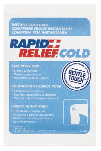 Rapid Aid Instant Cold Pack C / W Gentle Touch Technology Small 4”X 6” 