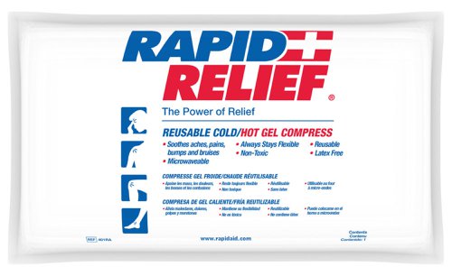 Rapid Aid Deluxe Hot / Cold Gel Compress C / W Contour Gel 11”X 10” 11 X 10”
