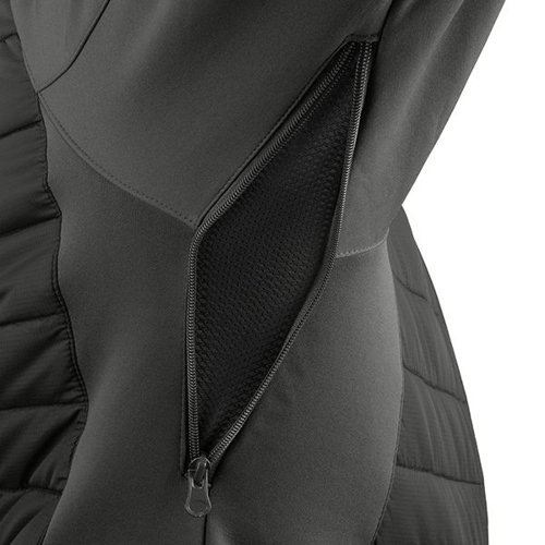 Beeswift Flex Workwear Padded Jacket Black/Grey Lge