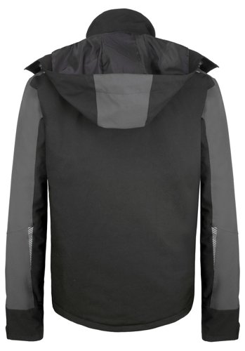 Beeswift Padded Rain Jacket Black/Grey Xxl