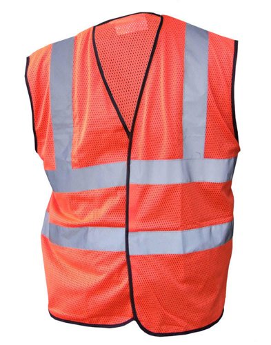 Hivis Mesh Vest Orange 6XL