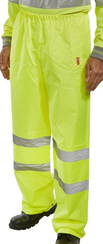 Beeswift Trousers EN ISO 20471 Saturn Yellow Large (Pack 1) - TENSYL