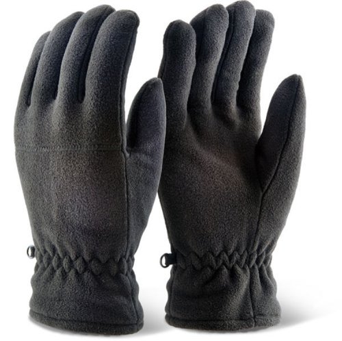 Beeswift Thinsulate Fleece Glove Black  Re-usable Gloves THFLGBL