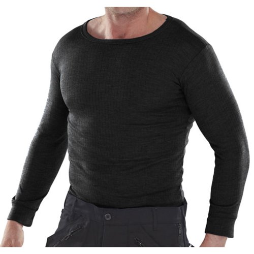 Thermal Vest Long Sleeve Black L