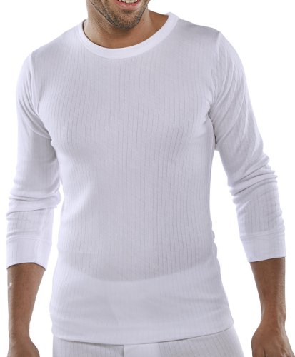 Beeswift Long Sleeve Thermal Vest White M