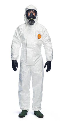 Dupont Tychem 4000S Chz5 Hooded Coverall White L
