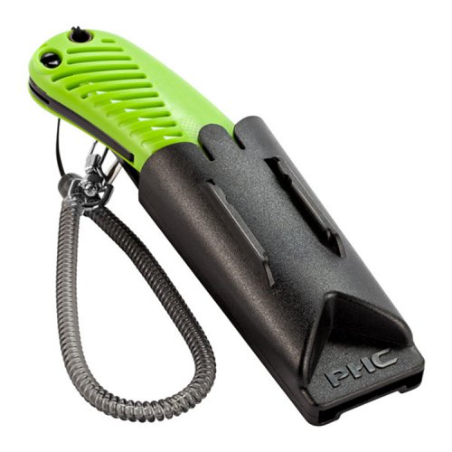 UKH-423 | The UKH-423 Plastic Swivel Holster helps employees retain cutters while increasing productivity and safety The holster’s innovative design acts as an additional safety measure following each use The unique swivel design rotates the holster for the most comfortable positions on the user's hip while sitting or standing Features, Durable Plastic Swivel Holster rotates 360 degrees, The UKH-423 Holster is specially designed for the S4, S4S and S5 Safety Cutters, Built in notch automatically retracts blade when cutter is holstered, Clips on to belt, pants or pocket, PBD-SP017B fits to the front for additional blade storage, CL-36 Coil Lanyard clips into holster (purchased separately)