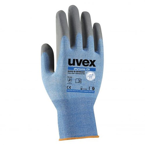Uvex Phynomic C5 Glove Blue 06 (Pack of 10)