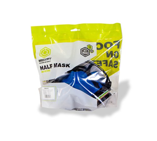 BSW36576 Beeswift Half Mask and ABEKP3 Filter Kit Blue/Black