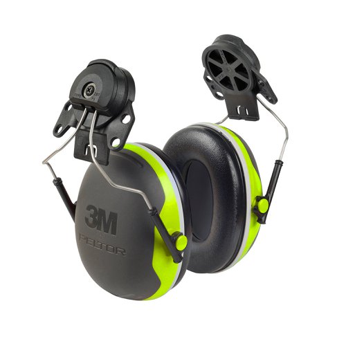 X4P3 | The 3M Peltor X4 Ear Defenders are designed to offer protection against high noise levels, whilst maintaining a sleek, low profile, aesthetically pleasing design.  Historically, higher attenuating ear muffs meant large and bulky cups - but not anymore. The 3M Peltor X4 Ear Defenders can attenuate sound by as much as 32dB whilst maintaining a sleek, low profile, aesthetically pleasing design. Extremely slim and light-weight cups help to improve compatibility when used with other Personal Protective Equipment. New specially formulated damping pads and innovative foam contained in the sealing ring provide excellent acoustic protection, particularly against sounds dominated by low frequencies. Simple colour coding: bright green, indicating high attenuation combined with an extremely slim, lightweight design Attenuation: Helmet Attachment: SNR=32dB, H=36dB, M=30dB, L=21dB