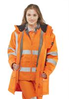 Beeswift Elsener 7 In 1 Jacket Orange 3XL