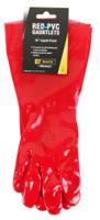 Beeswift B-Safe PVC Gauntlet 16” Red 16” (Pair)