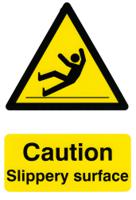 Beeswift B-Safe Caution Slippery Surface Sign 
