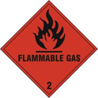 Beeswift B-Safe Flammable Gas Sign 