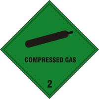 Beeswift B-Safe Compressed Gas Sign 
