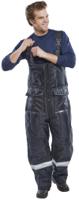 Beeswift Coldstar Freezer Bib Trousers Navy Blue S