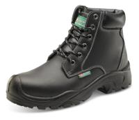 Beeswift S3 6 Eyelet PU/Rubber Safety Boots Black