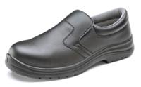Beeswift Micro-Fibre Slip On Shoe S2 Black 10.5