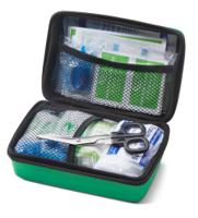 Click Medical Bs8599-2 Medium Travel First Aid Kit In Small Feva Case 