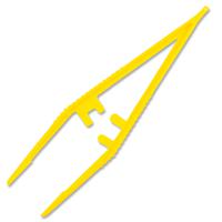 Click Medical YELLOW SHARPS FORCEPS Pack of 10