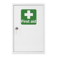 Click Medical Single door metal first aid cabinet