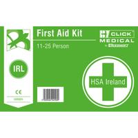 Click Medical 11-25 hsa irish 1ST aid kit lab c/w eyewash/burn dressing