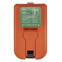 Click Medical Wall Mounted Self Contained Gravity Fed Eye Wash - 38 Ltr Orange 38Litre