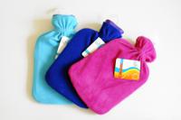Click Medical Sure Thermal Hot Water Bottle With Fleece Cover Assorted (Pack of 6)