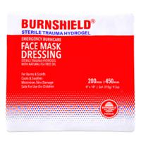 Burnshield Sterile Trauma Hydrogel Face Mask Precut