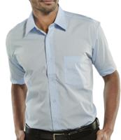 Beeswift Classic Shirt Short Sleeve Sky Blue 14.5