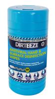 Dirteeze Hand And Surface Antiviral Disinfectant Wipes