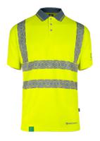 Envirowear Hi-Vis Polo Shirt Short Sleeve Saturn Yellow 3Xl