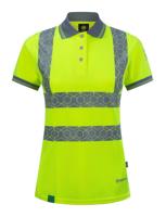 Envirowear Recyclable Womens Hi Vis S/S Polo Shirt Sy 06 (XS)