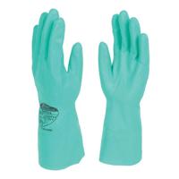 Shield Gi/F11 Green Nitrile Industrial Glove Size 07 (S)