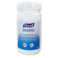 Purell Hand / Surface Antimicrobial Wipes Tub 200S (Case Of 6) 92200-06-Eeu