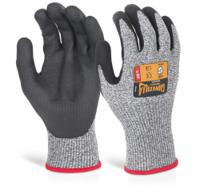 Glovezilla Nitrile Palm Coated Glove Grey (Pair)