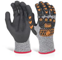 Glovezilla Nitrile Palm Coated Glove Grey (Pair)