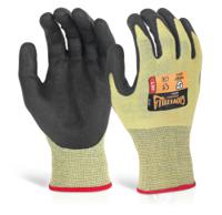 Glovezilla Nitrile Palm Coated Glove Yellow (Pair)