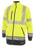 Beeswift High Visibility Two Tone Softshell Saturn Yellow / Navy 3XL