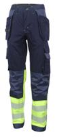 Beeswift High Visibility  Two Tone Trousers Saturn Yellow / Navy 28
