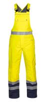 Hydrowear Utting Simply No Sweat High Visibility Waterproof Bib & Brace Saturn Yellow / Navy 3XL