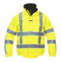 Hydrowear India High Visibility Glow In dark Pilot Jacket Saturn Yellow 2XL
