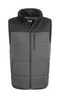 JCB Unisex Padded Gilet Grey/Black 2XL