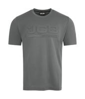 JCB Unisex 3D Embossed T-Shirt Grey 2XL