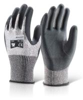 Beeswift Micro Foam Nitrile Cut B Gloves Black